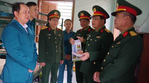 Bộ Tư lệnh Quân khu kiểm tra công tác quân sự, quốc phòng năm 2023 tại tỉnh Quảng Trị