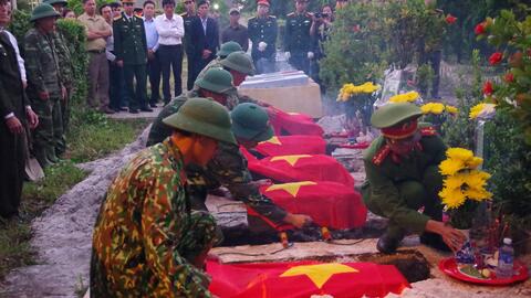 Đội 584 Bộ CHQS tỉnh Quảng Trị tìm kiếm, quy tập được 15 hài cốt liệt sĩ trong tỉnh và ngoài nước