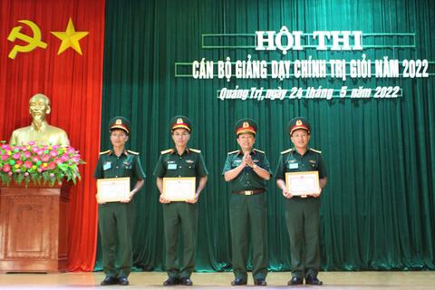 Bộ CHQS tỉnh Quảng Trị: Hội thi giảng dạy chính trị giỏi năm 2022
