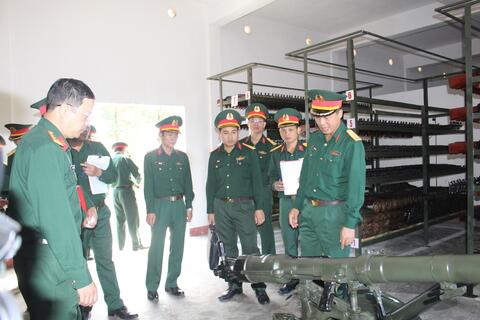 Tổng cục Kỹ thuật kiểm tra công tác kỹ thuật Quân khí năm 2022 tại Bộ CHQS tỉnh Quảng Trị