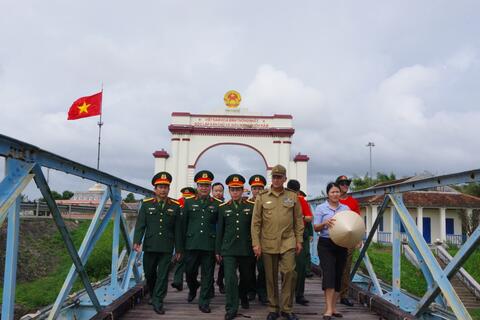 Đoàn sĩ quan trẻ Bộ các lực lượng vũ trang cách mạng Cuba thăm, giao lưu tại tỉnh Quảng Trị