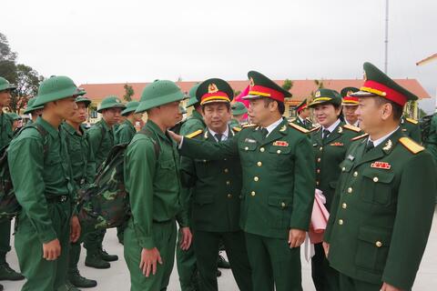 Bộ Chỉ huy Quân sự tỉnh Quảng Trị tổ chức đón nhận tân binh chu đáo, an toàn.