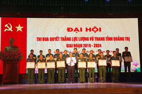 ĐẠI HỘI THI ĐUA QUYẾT THẮNG LLVT QUẢNG TRỊ GIAI ĐOẠN 2019 - 2024 THÀNH CÔNG TỐT ĐẸP