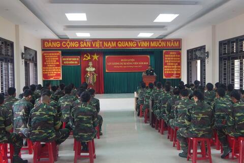 Ban CHQS huyện Hướng Hóa: Khai mạc huấn luyện lực lượng dự bị động viên năm 2019