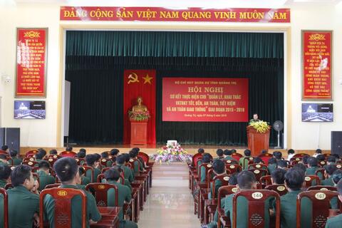 Bộ chỉ huy Quân sự tỉnh Quảng Trị: tổ chức Hội thi, hội thao ngành Kỹ thuật năm 2019 và sơ kết 5 năm thực hiện cuộc vận động 50.