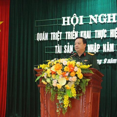 Bộ CHQS tỉnh Quảng Trị: Quán triệt, triển khai thực hiện xác minh tài sản, thu nhập năm 2022