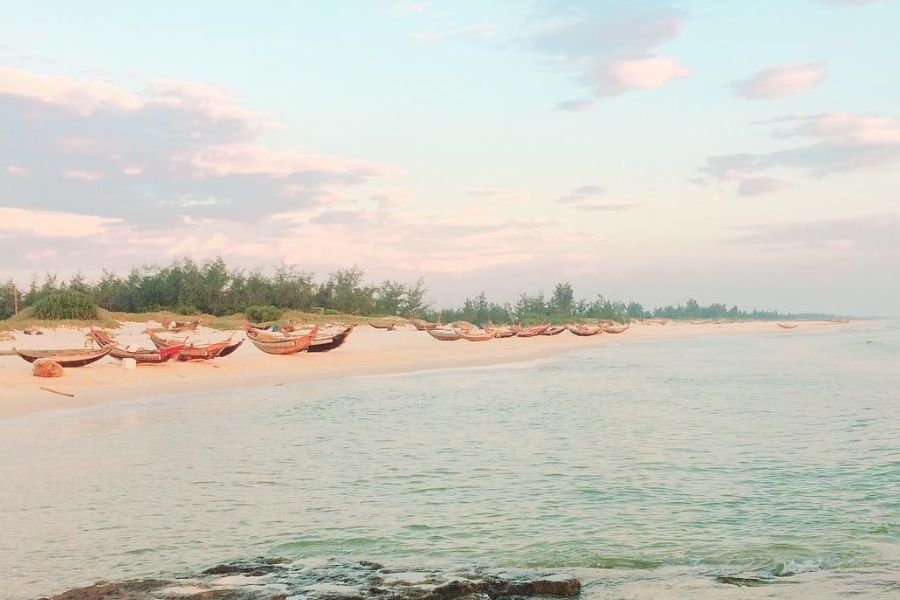 Đường đi bãi biển Mỹ Thủy Quảng Trị