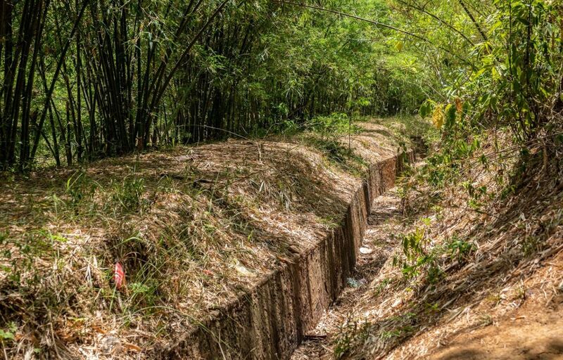 Đường đi địa đạo Vịnh Mốc