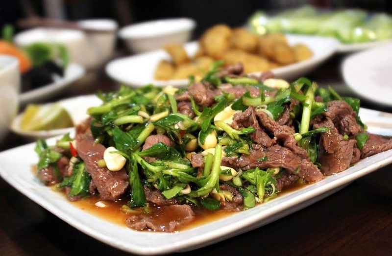 Thịt trâu lá trơng