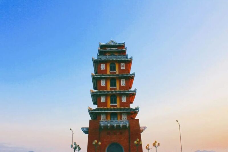 Toàn cảnh Bảo tháp Khe Sanh