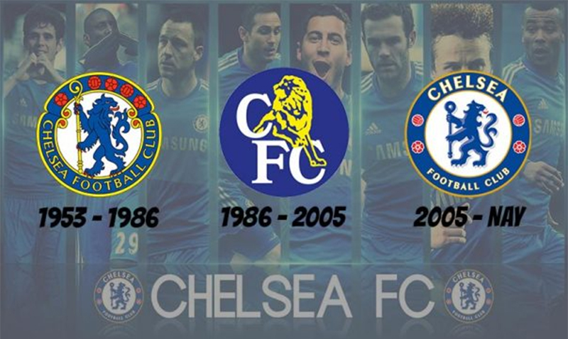 Logo Chelsea qua các thời kỳ